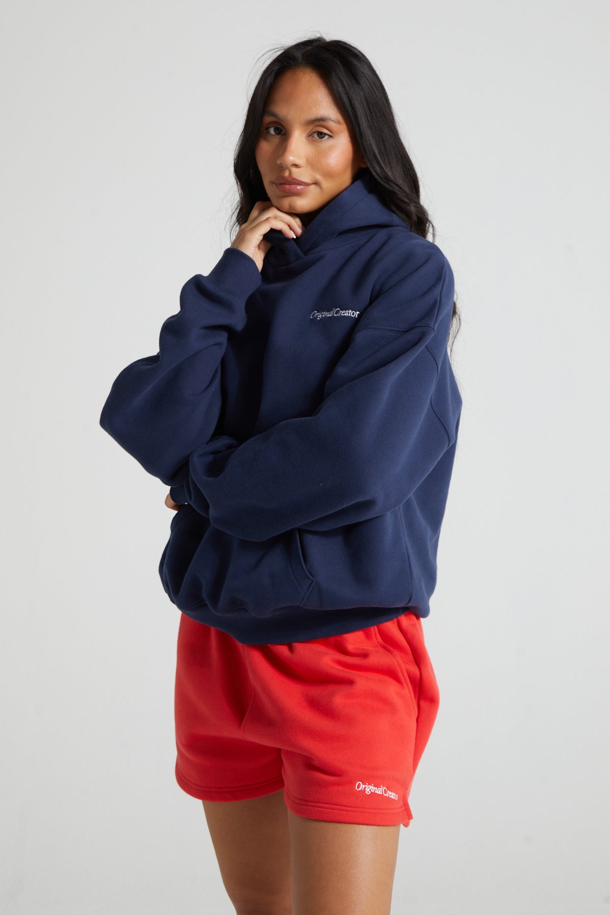 Slouchy Hoodie - Midnight Blue