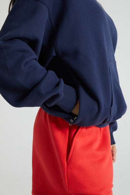 Slouchy Hoodie - Midnight Blue