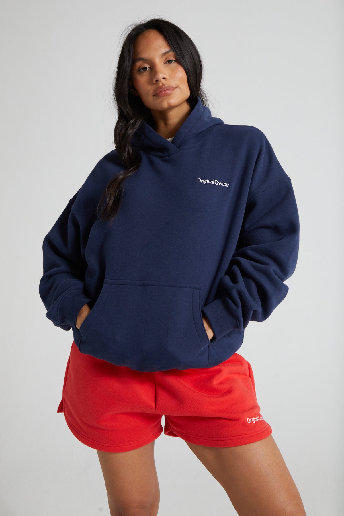 Slouchy Hoodie - Midnight Blue