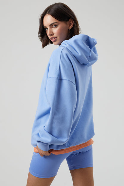 Flower Hoodie - Periwinkle