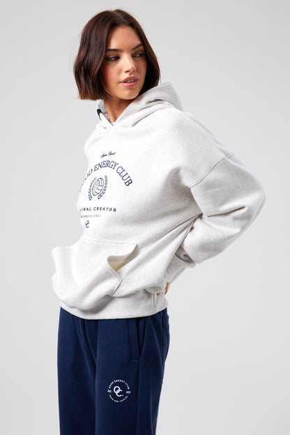 Good Energy Hoodie - White Marl