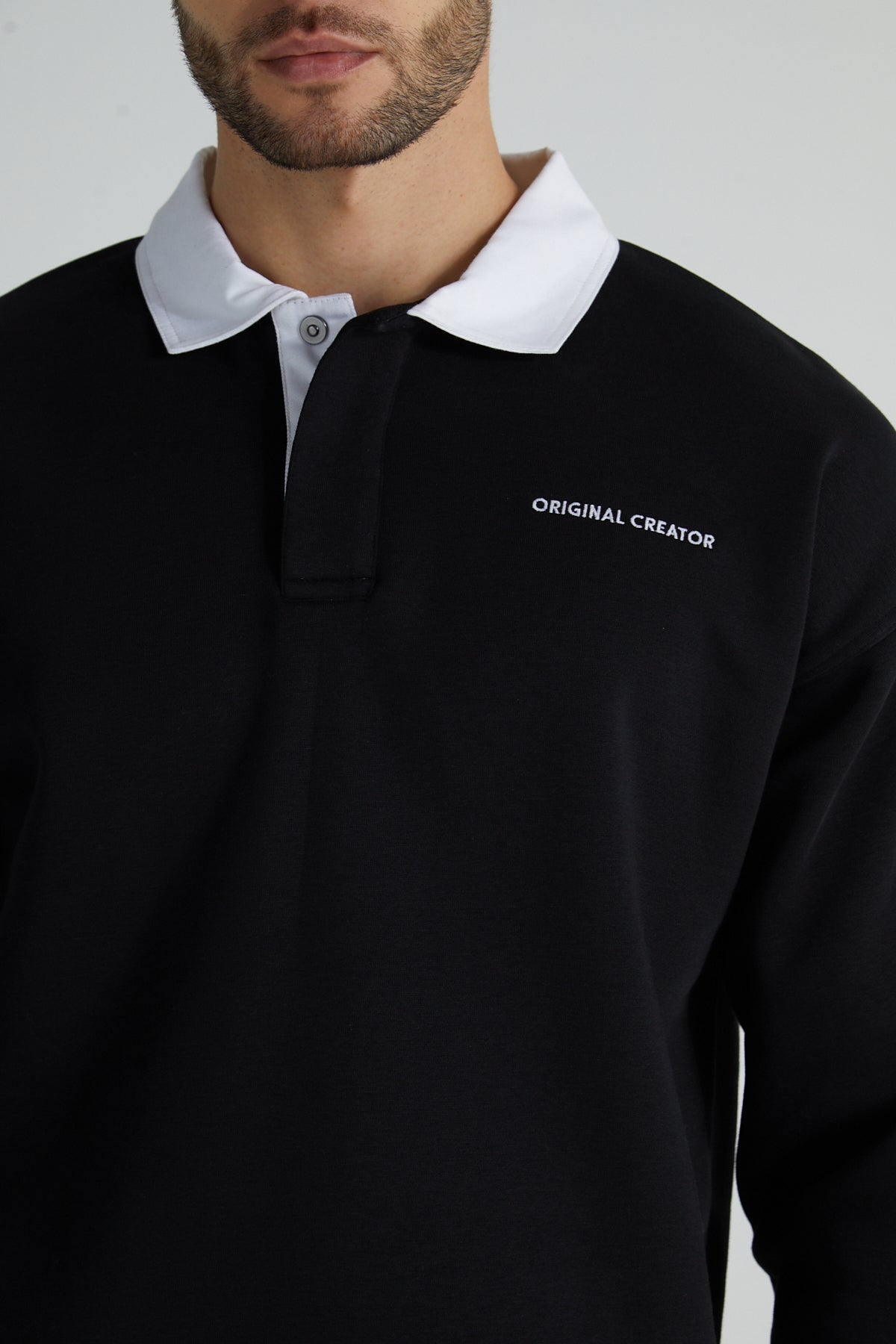 Original Rugby Shirt - Jet Black