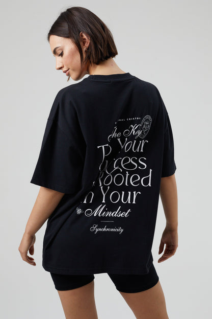 Success Mindset T-Shirt - Jet Black