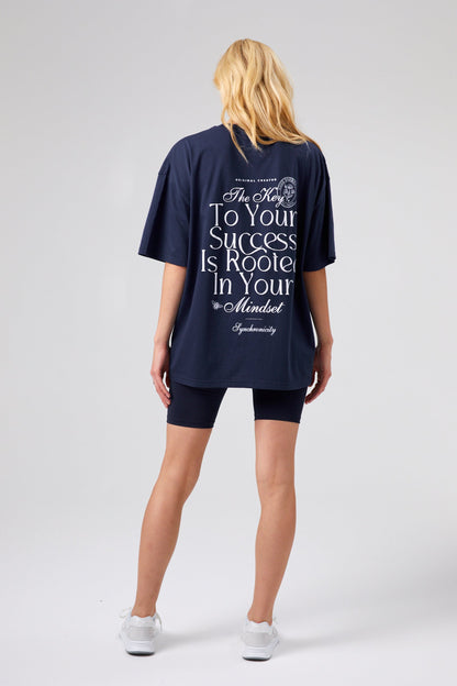 Success Mindset T-Shirt - Midnight Blue