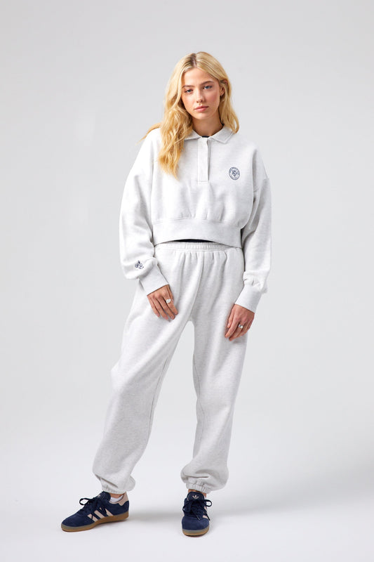Flower Crop Rugby - White Marl