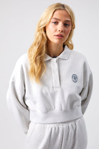 Flower Crop Rugby - White Marl