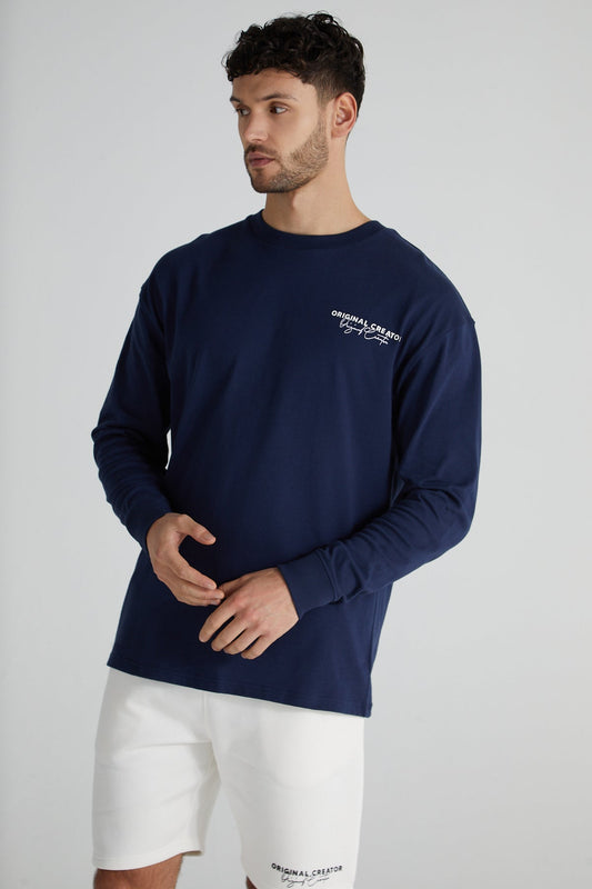 Original Long Sleeve T-shirt - Midnight Blue