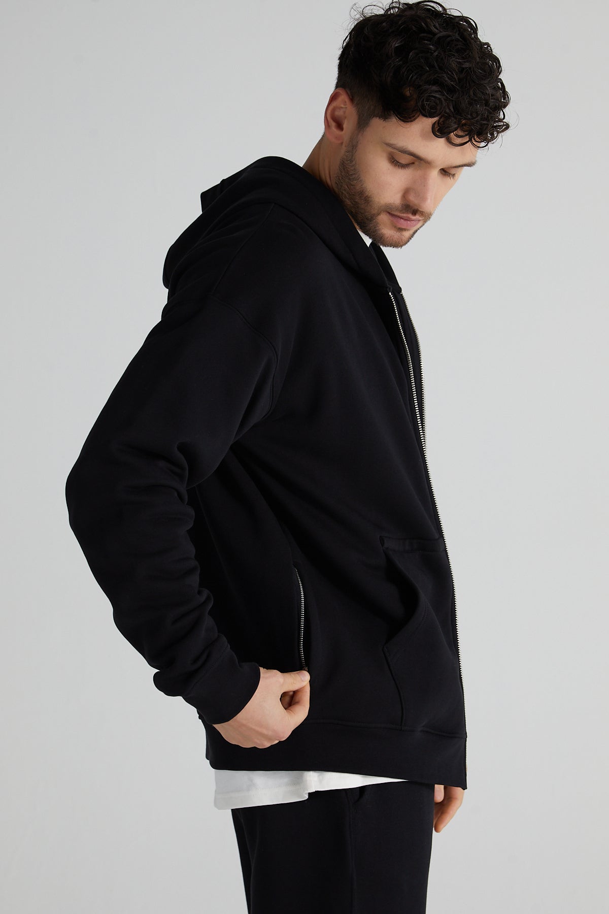 Original Zip Hoodie - Jet Black