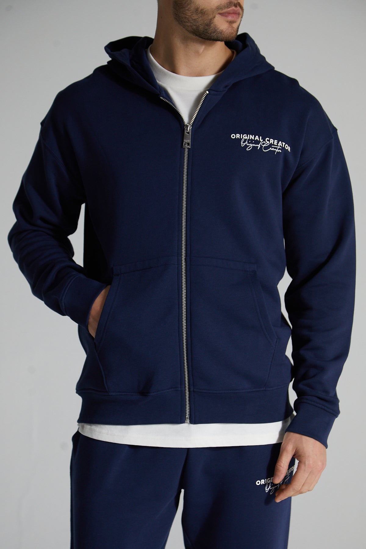 Original Zip Hoodie - Midnight Blue