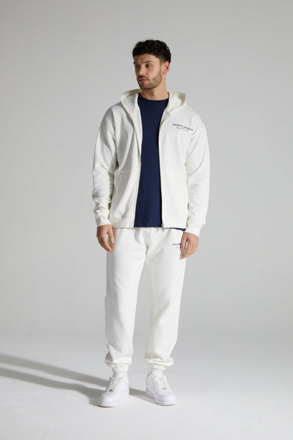 Original Zip Hoodie - Paper White