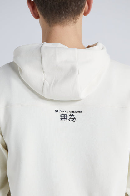 Wu Wei Pique Hoodie - Off White