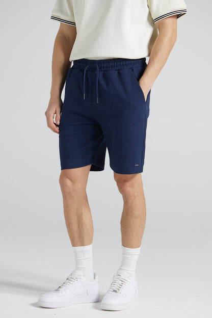 Smart Travel Shorts - Midnight Blue