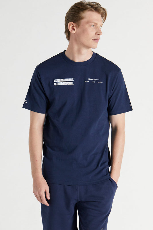 Progress T-shirt - Midnight Blue