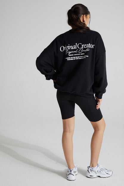 Creator Sweatshirt - Jet Black