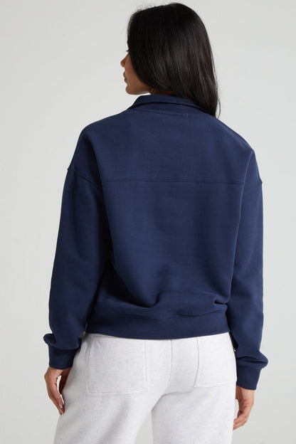 Classic Half Zip - Midnight Blue