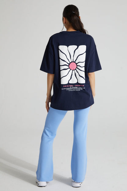 Daisy T-Shirt - Midnight Blue
