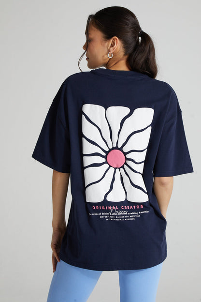 Daisy T-Shirt - Midnight Blue