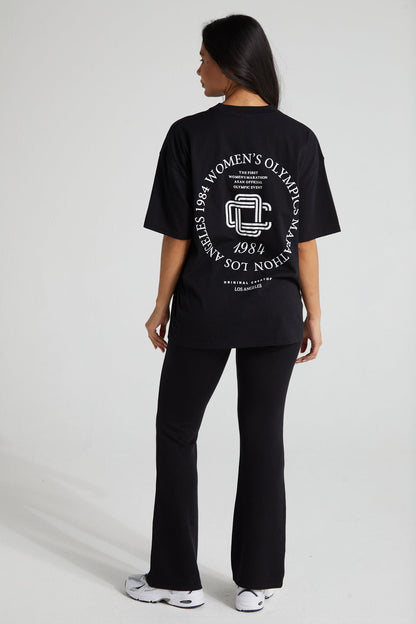 L.A. 1984 T-shirt - Jet Black